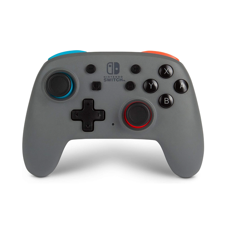 PowerA Nano Enhanced Wireless Controller for Nintendo Switch – Grey-Neon